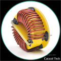 Bobina de cobre toroidal de alta corrente Indução de bobina de cobre com base para placa de circuito
